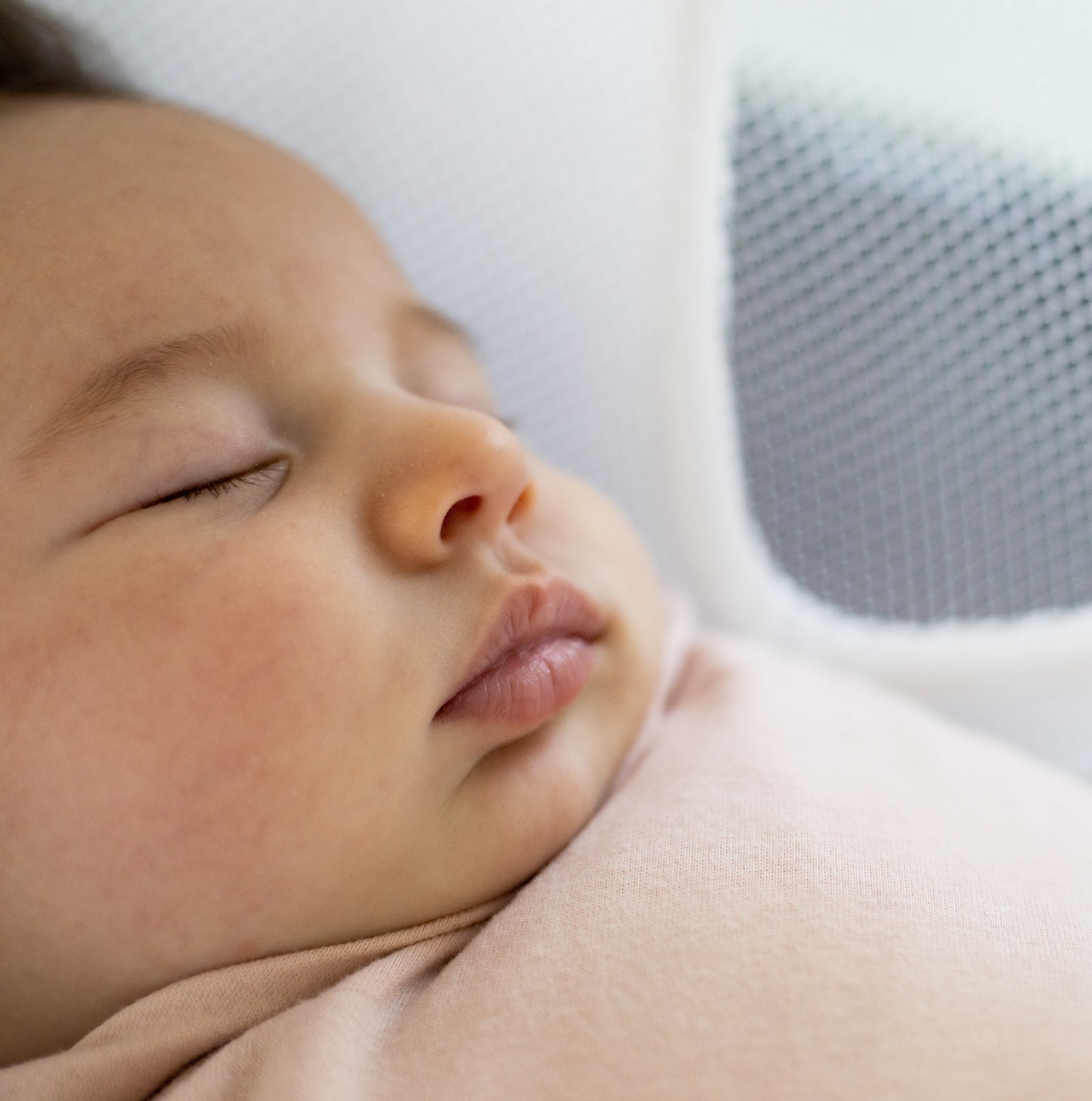 An infant asleep